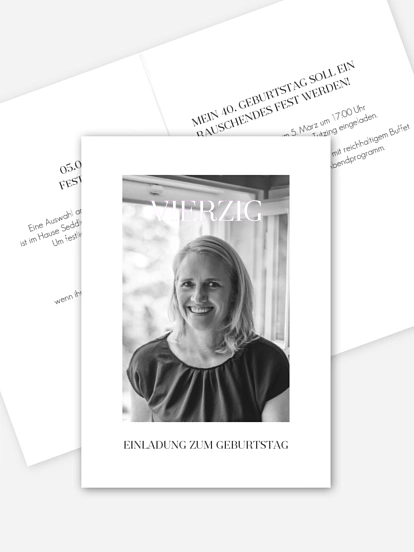 Einladung 40. Geburtstag Meine Zeit