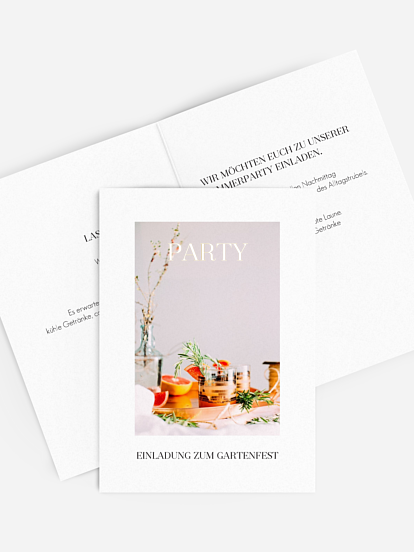 Partyeinladung Meine Zeit