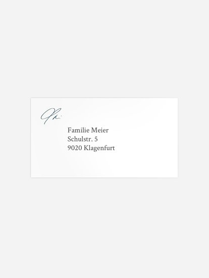 Empfängeraufkleber Trauer Stille Erinnerung