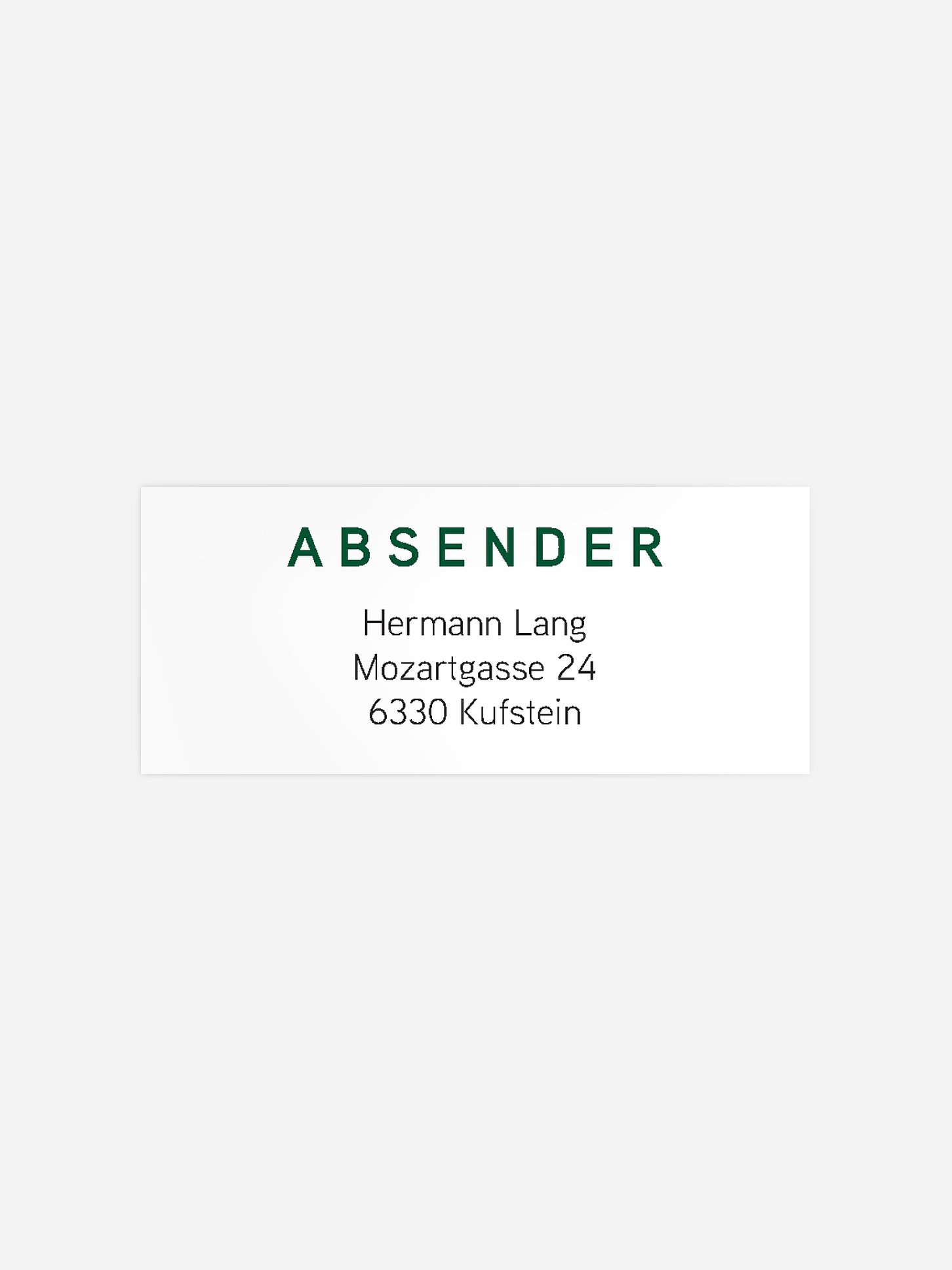 Absenderaufkleber Geburtstag Wortspiel
