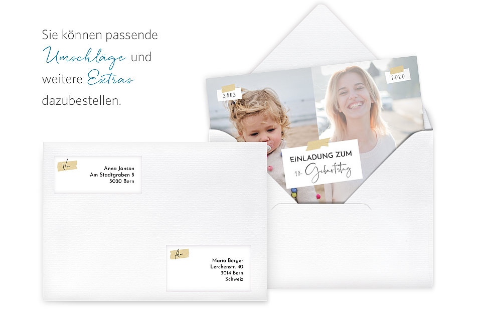 Einladung 18. Geburtstag Zeitreise