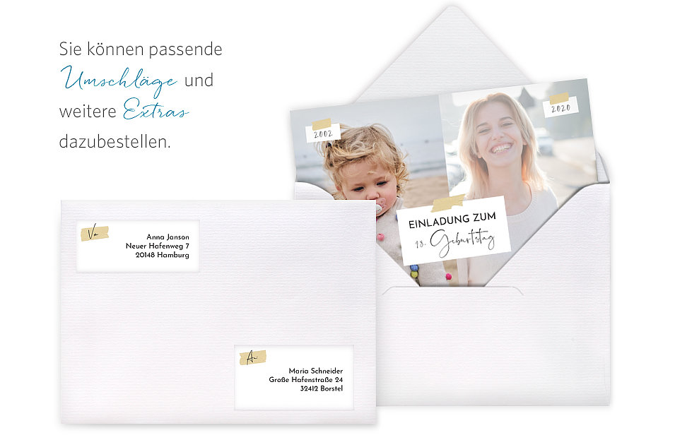 Einladung 18. Geburtstag Zeitreise