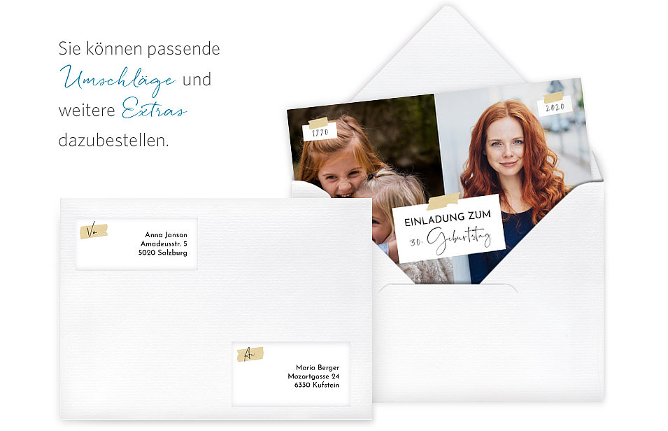 Einladung 30. Geburtstag Zeitreise