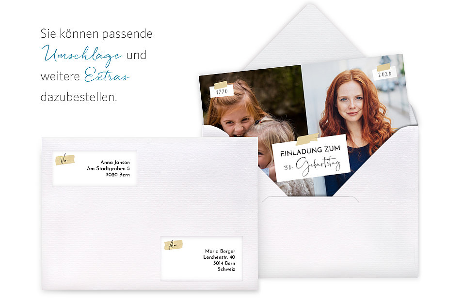 Einladung 30. Geburtstag Zeitreise