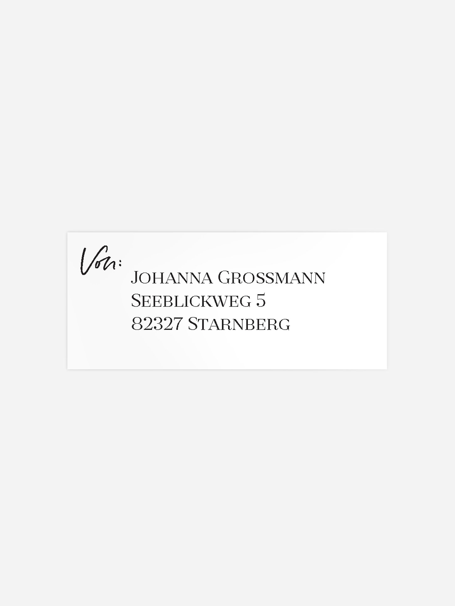 Absenderaufkleber Geburtstag Zahlenfokus