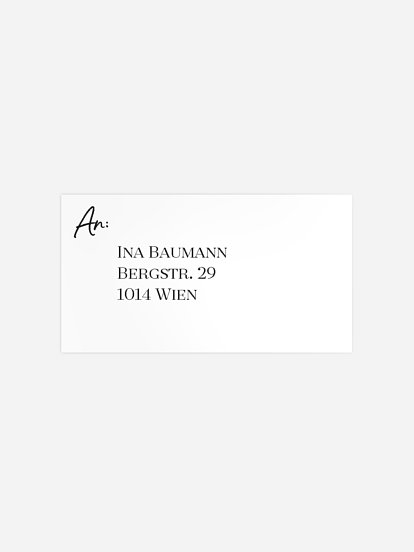 Empfängeraufkleber Geburtstag Zahlenfokus