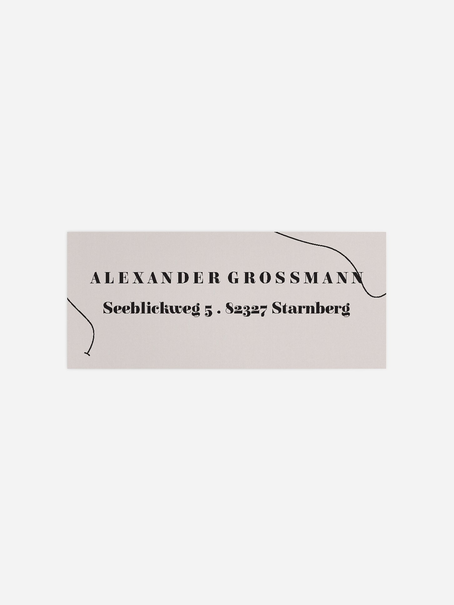 Absenderaufkleber Geburtstag Lebenslinie