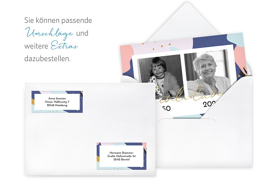 Einladung 70. Geburtstag Pattern