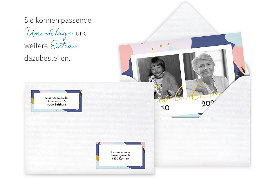 Einladung 70. Geburtstag Pattern