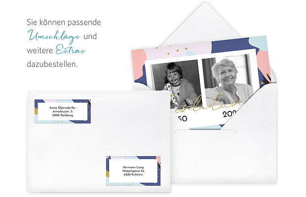 Einladung 70. Geburtstag Pattern