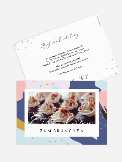 Partyeinladung Pattern