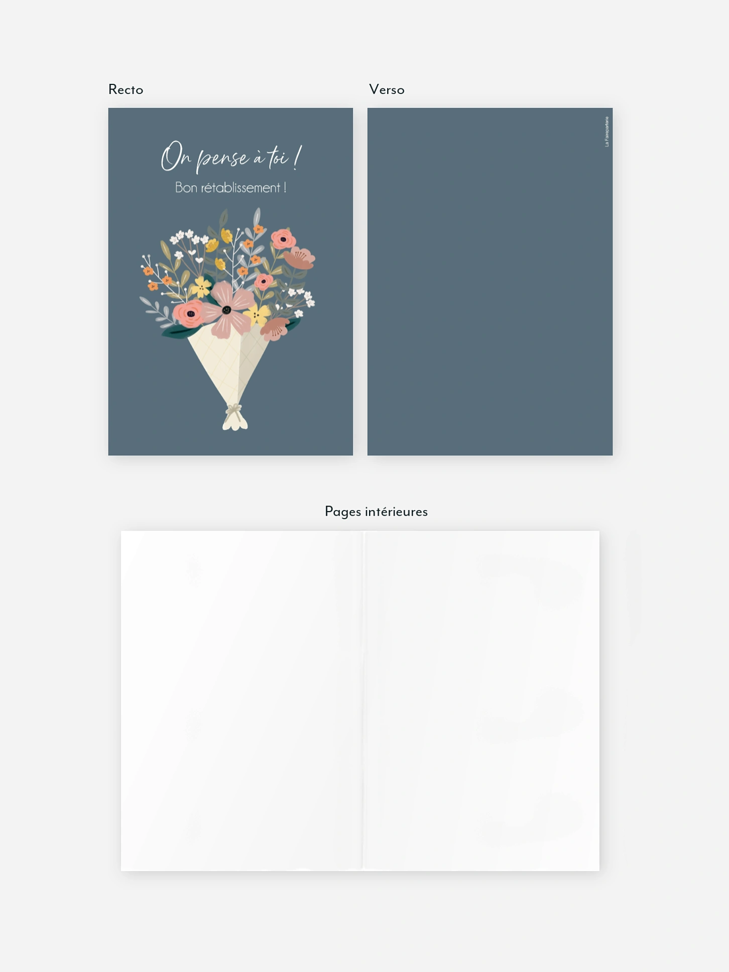 Carte de correspondance Joli bouquet