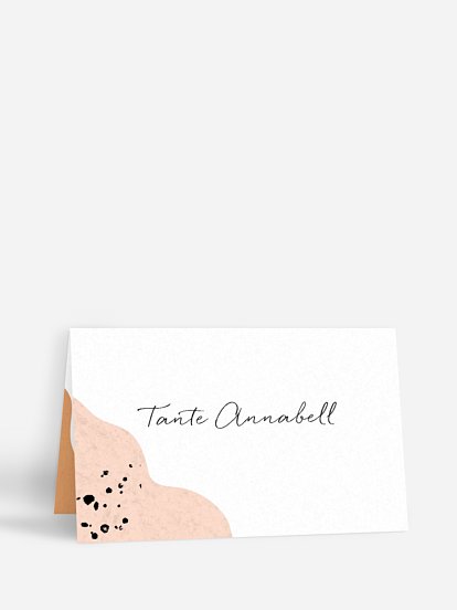 Tischkarte Geburtstag Kunstvoll