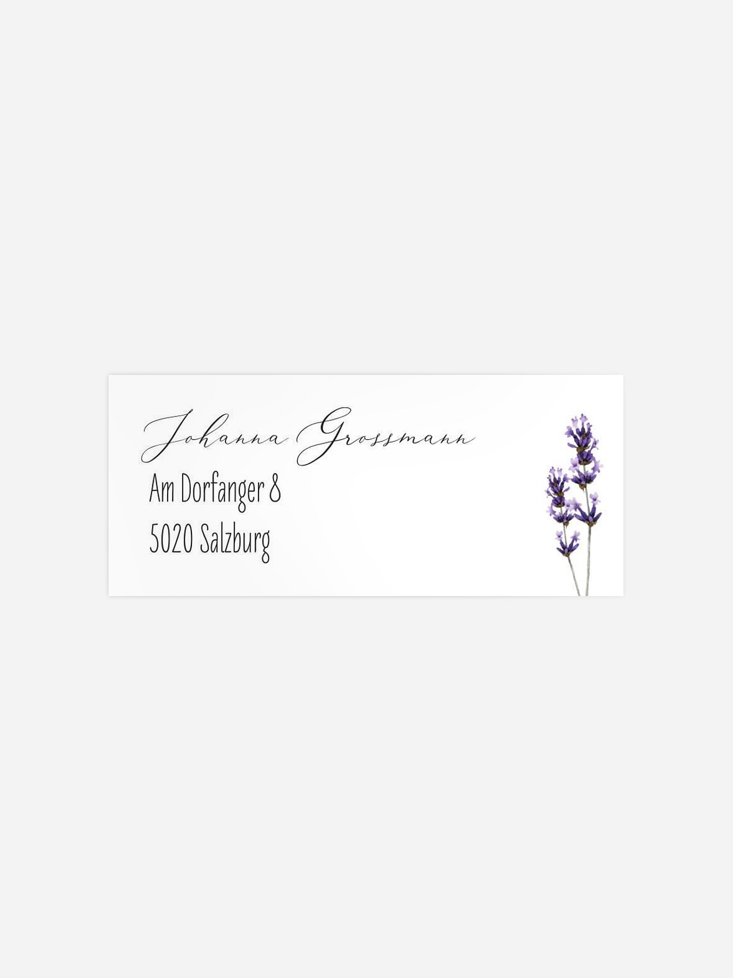 Absenderaufkleber Geburtstag Blumenvoll