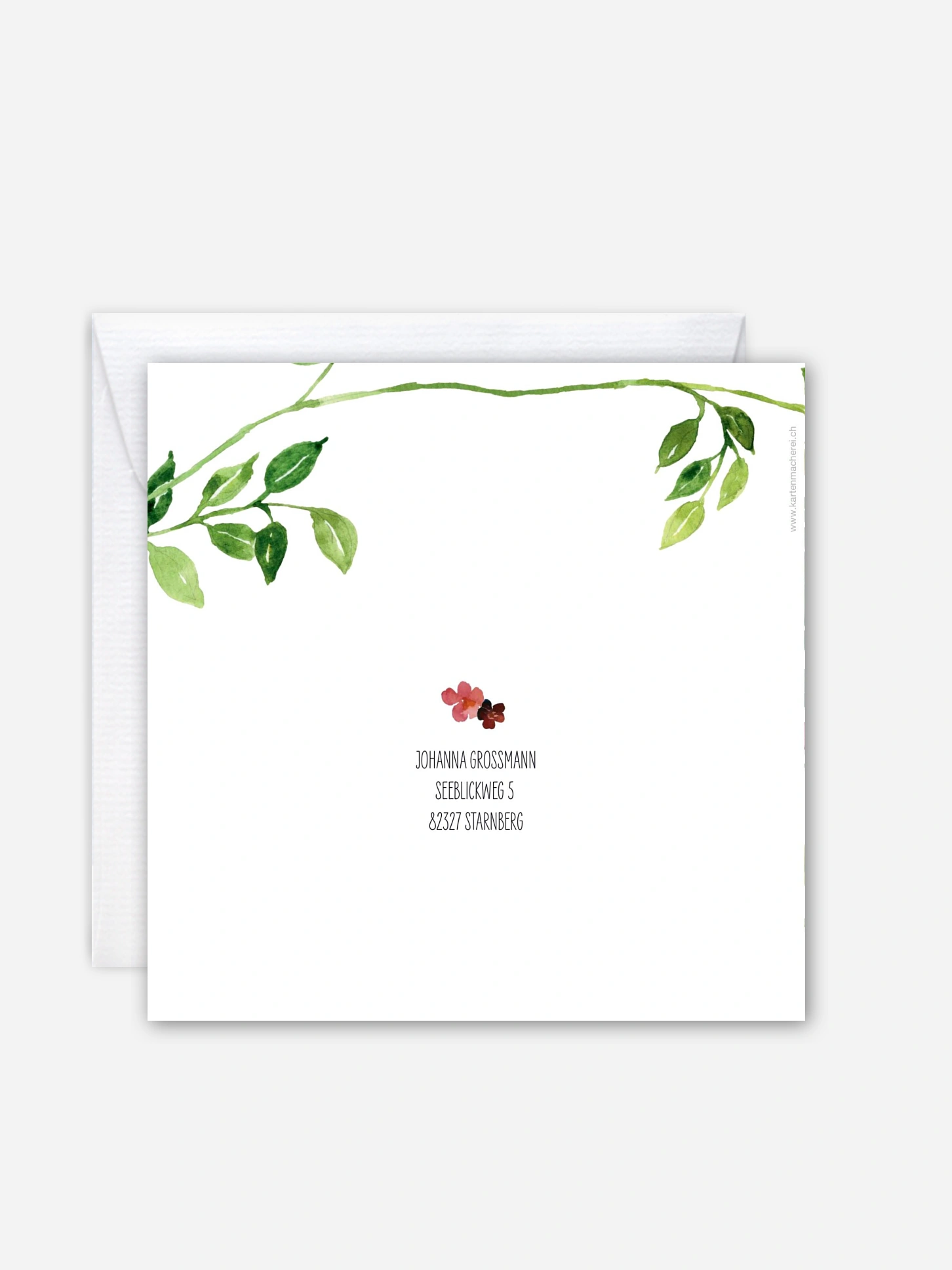 Geburtstagseinladung Blumenvoll