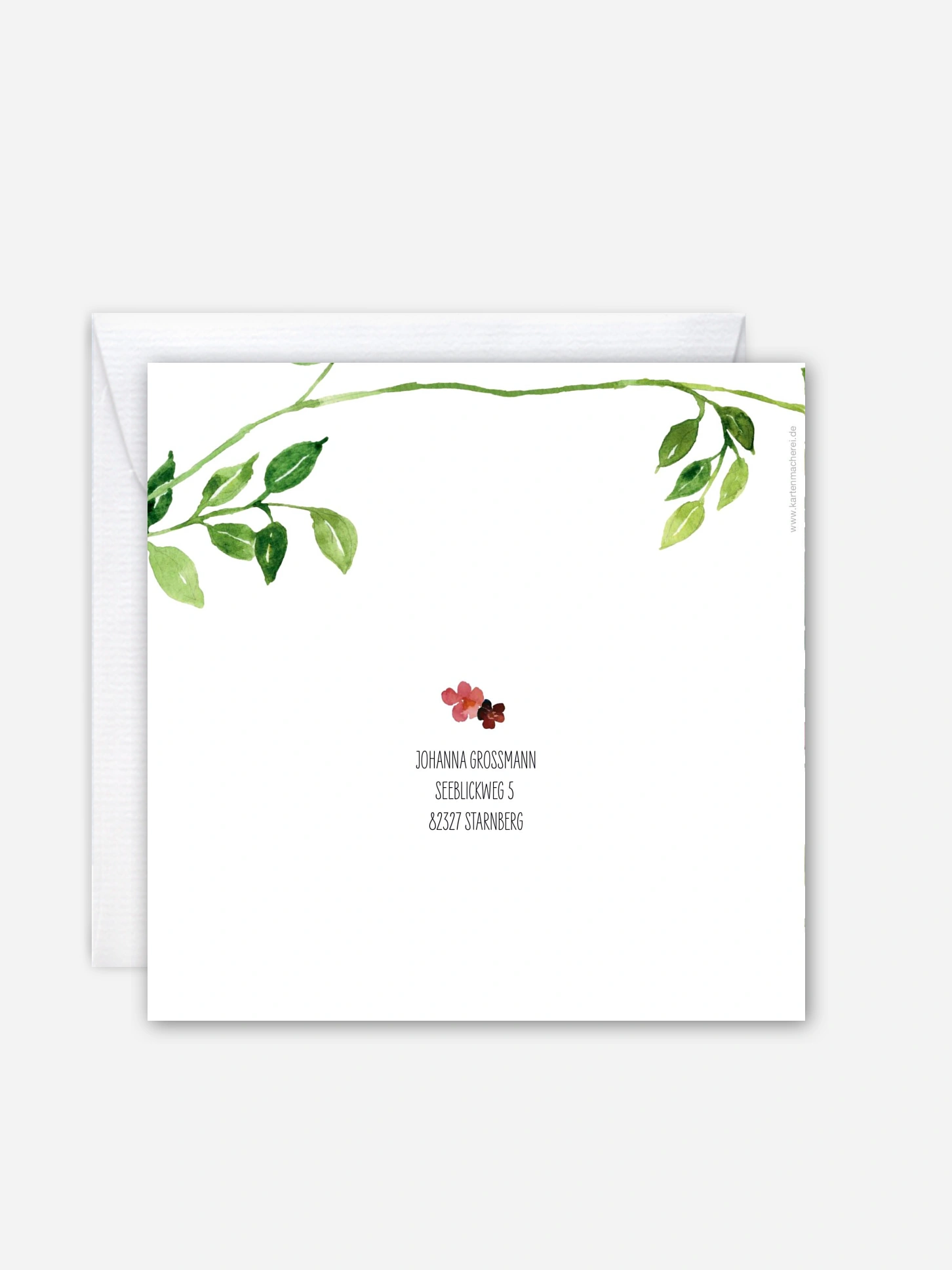 Geburtstagseinladung Blumenvoll
