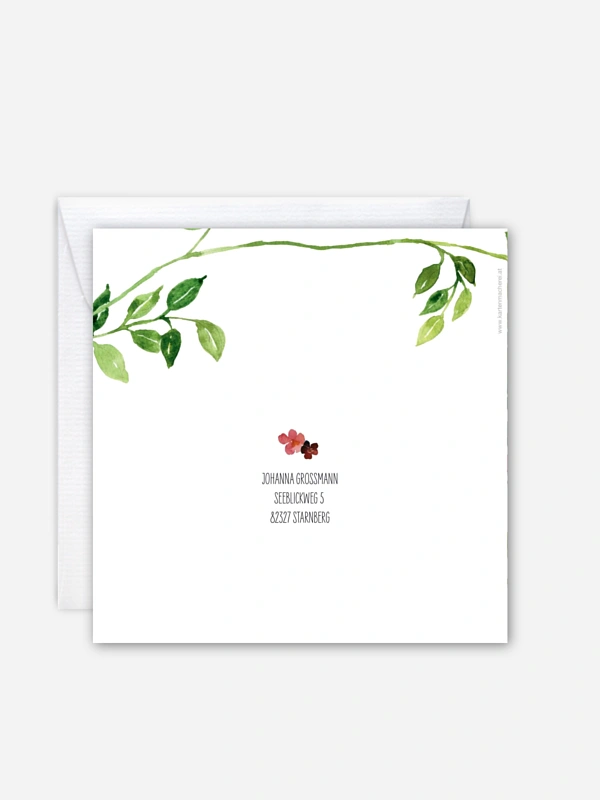 Geburtstagseinladung Blumenvoll