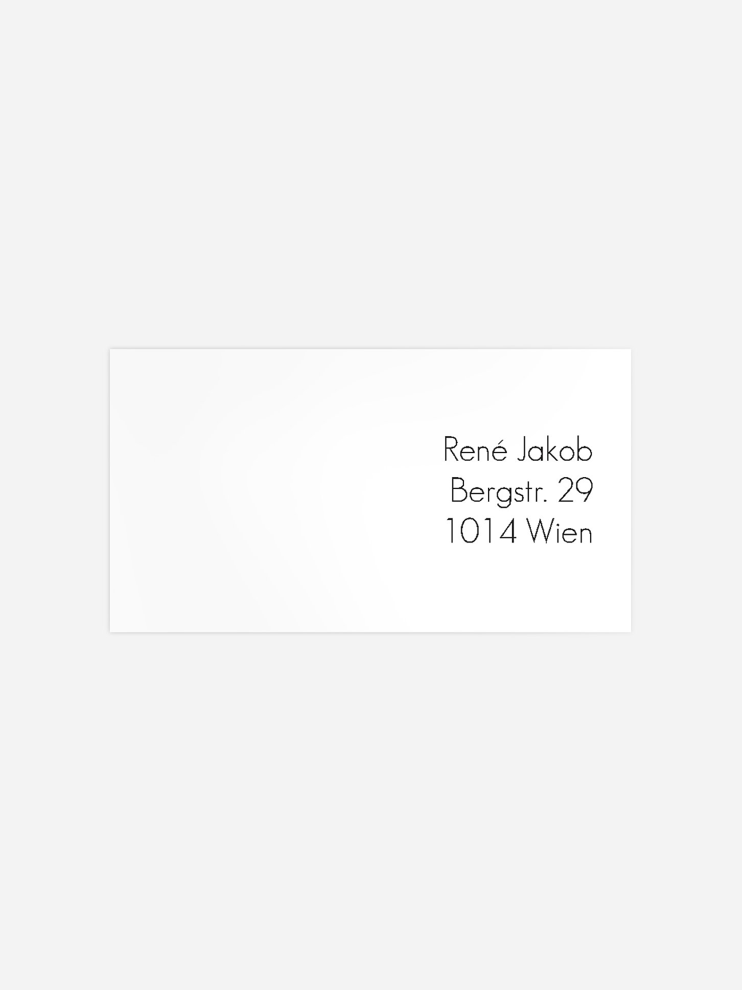 Empfängeraufkleber Geburtstag Titelseite