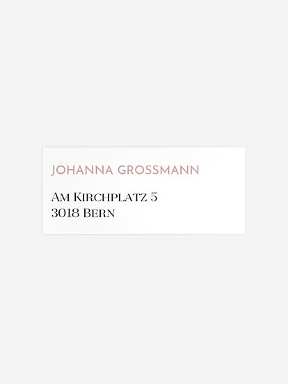 Absenderaufkleber Geburtstag Cover