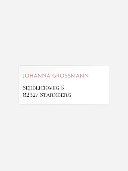 Absenderaufkleber Geburtstag Cover