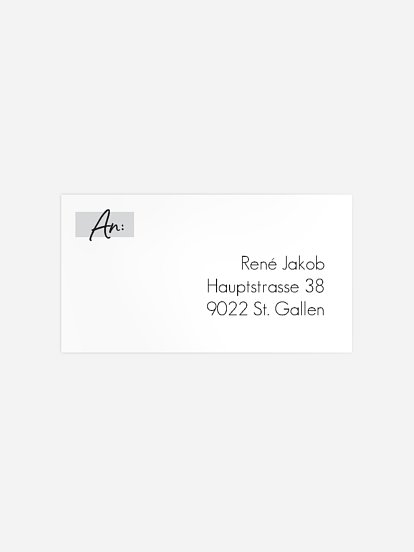 Empfängeraufkleber Geburtstag Rückblick