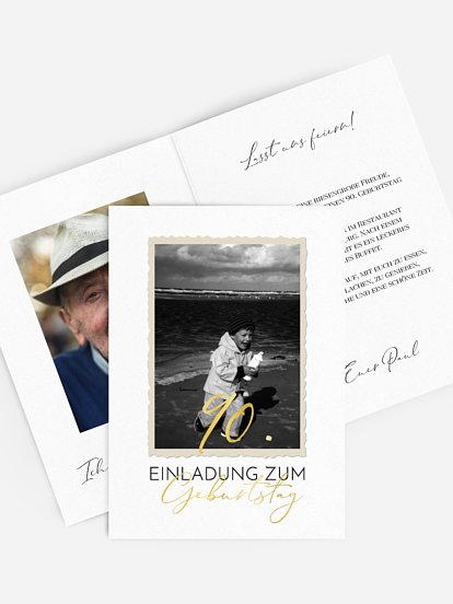 Einladung 90. Geburtstag Schnappschuss