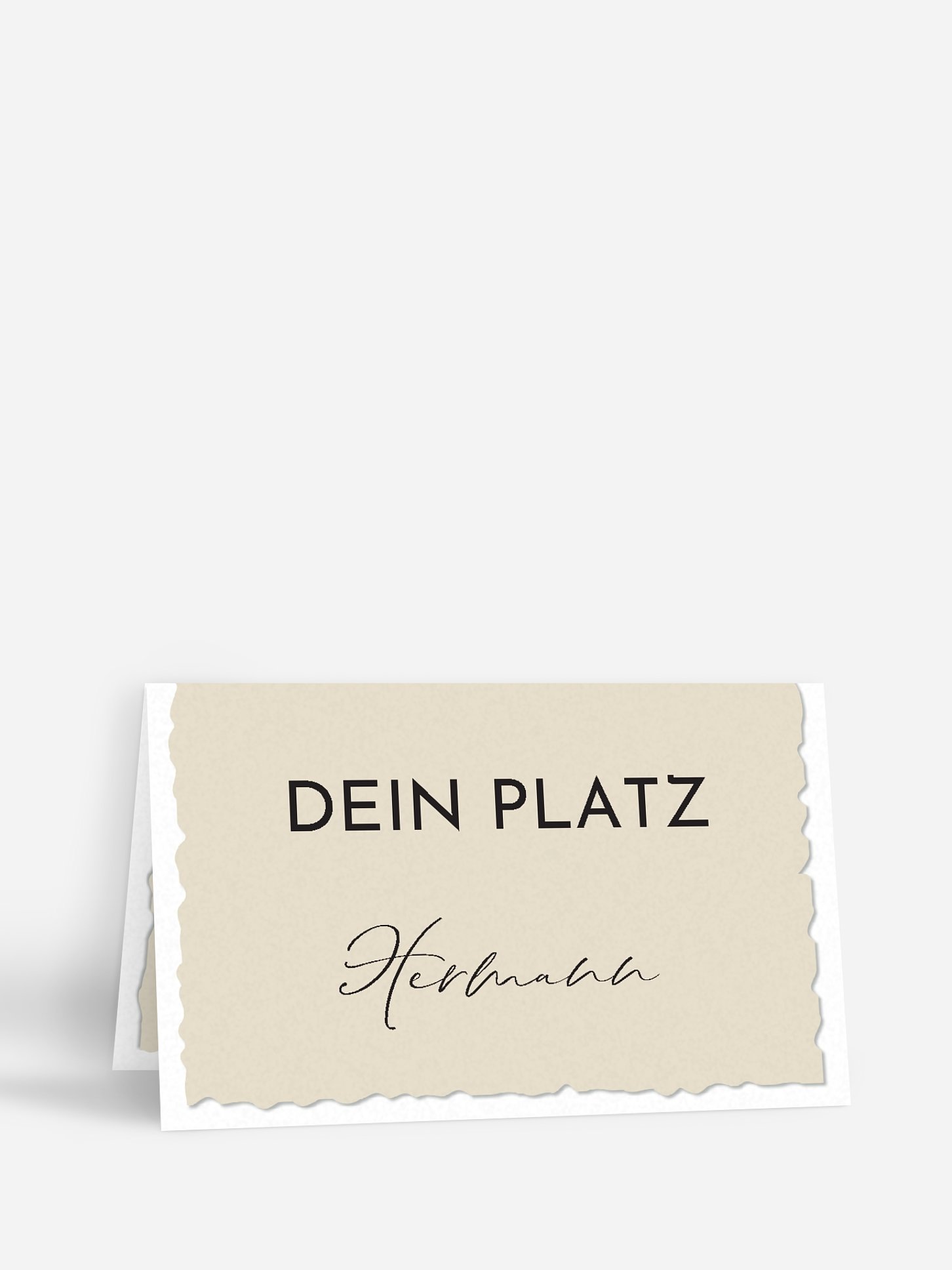 Tischkarte Geburtstag Schnappschuss