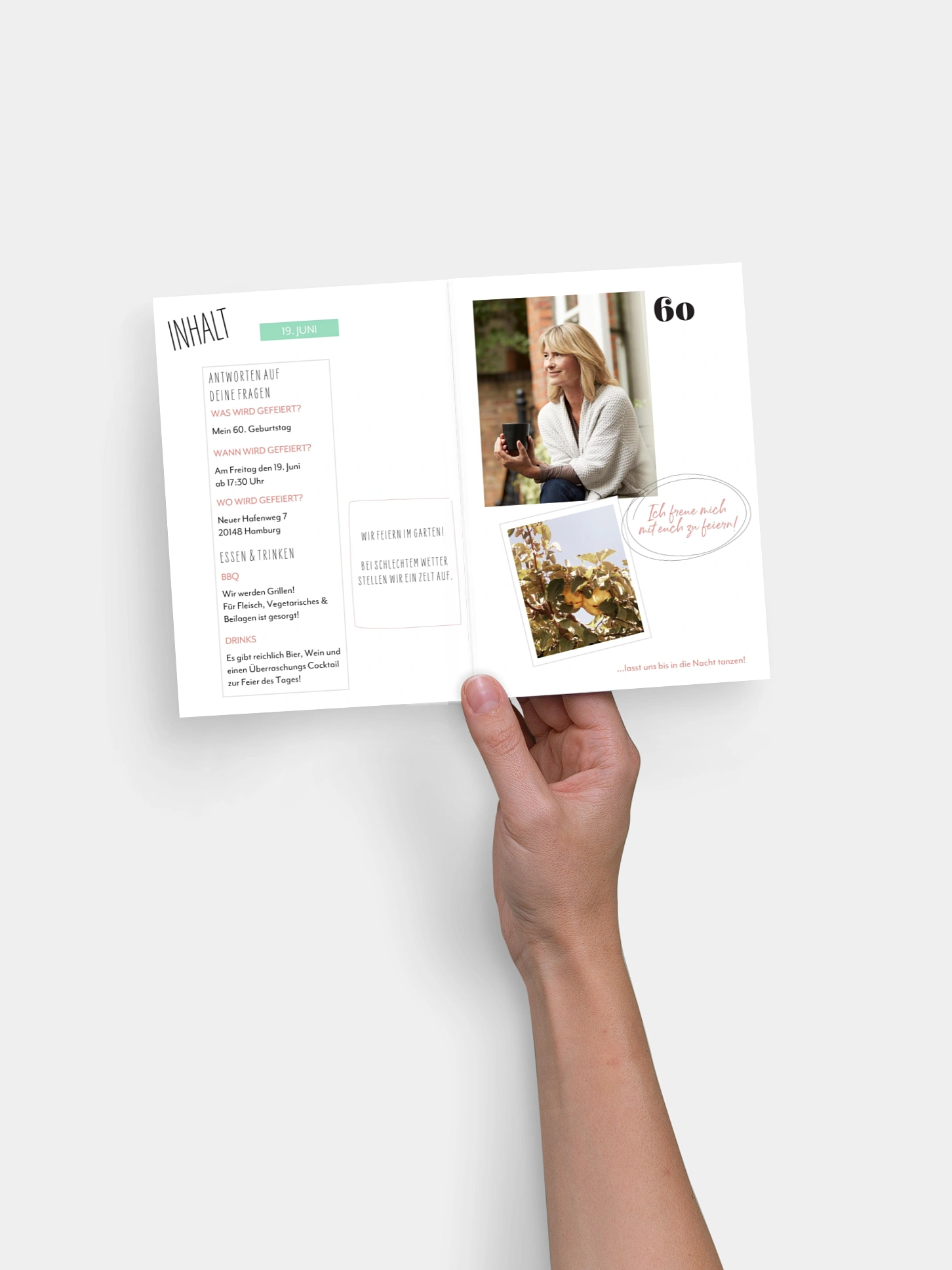 Einladung 60. Geburtstag Party Magazin