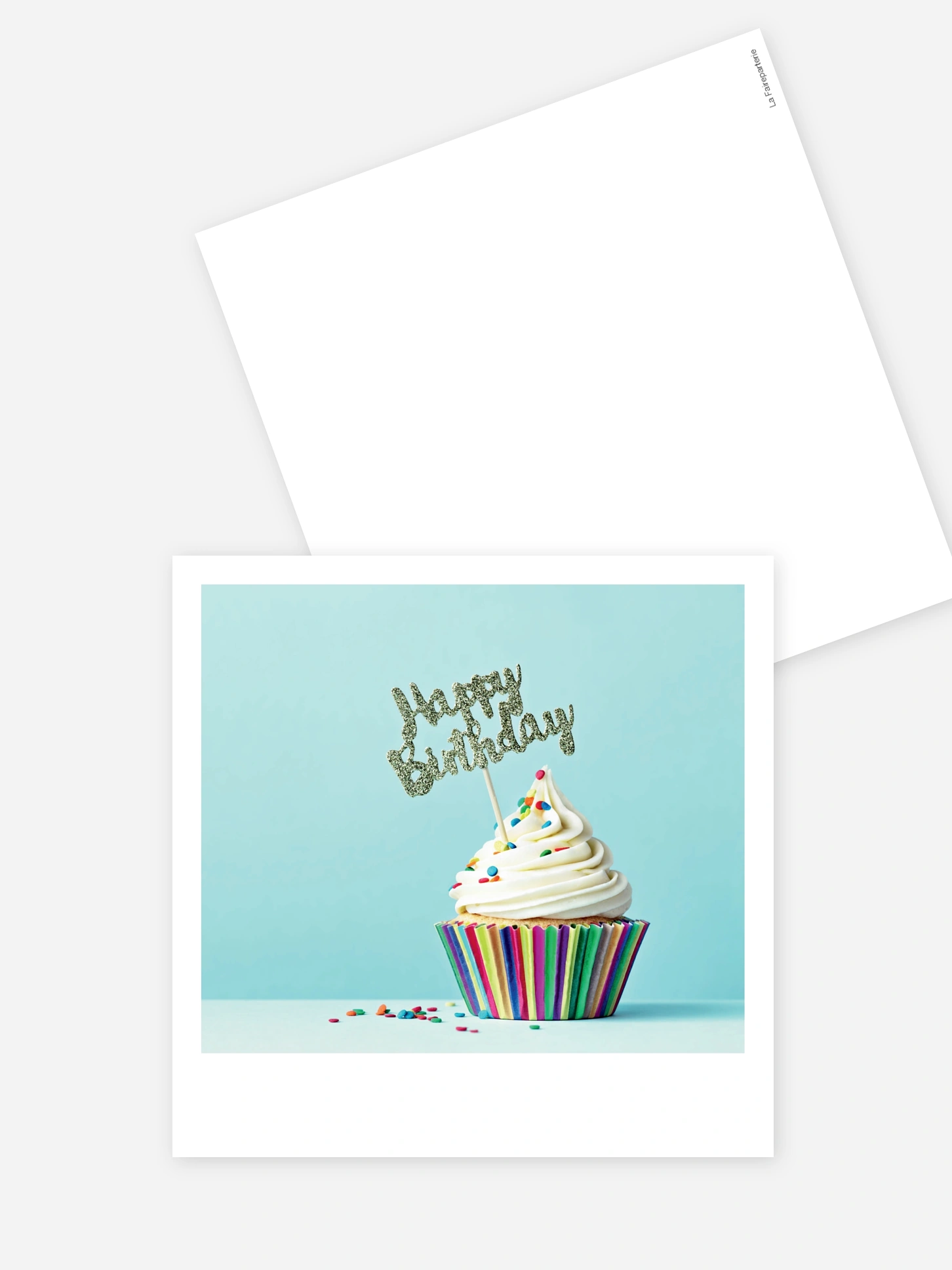 Carte de correspondance Gâteau d'anniversaire