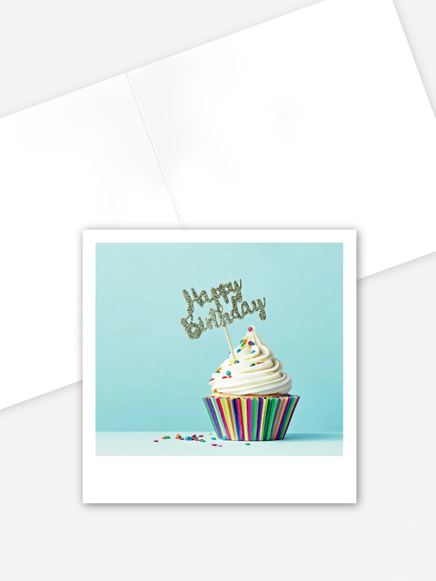 Carte de correspondance Gâteau d'anniversaire
