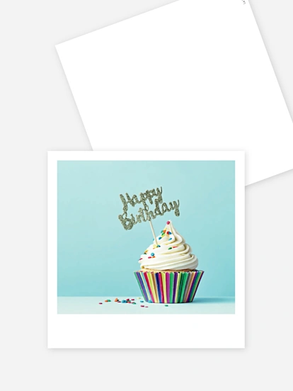 Carte de correspondance Gâteau d'anniversaire