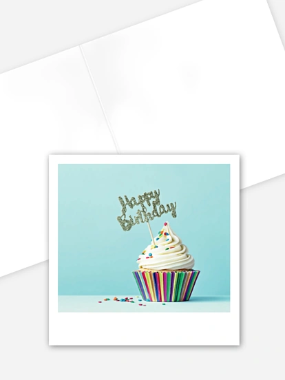 Carte de correspondance Gâteau d'anniversaire