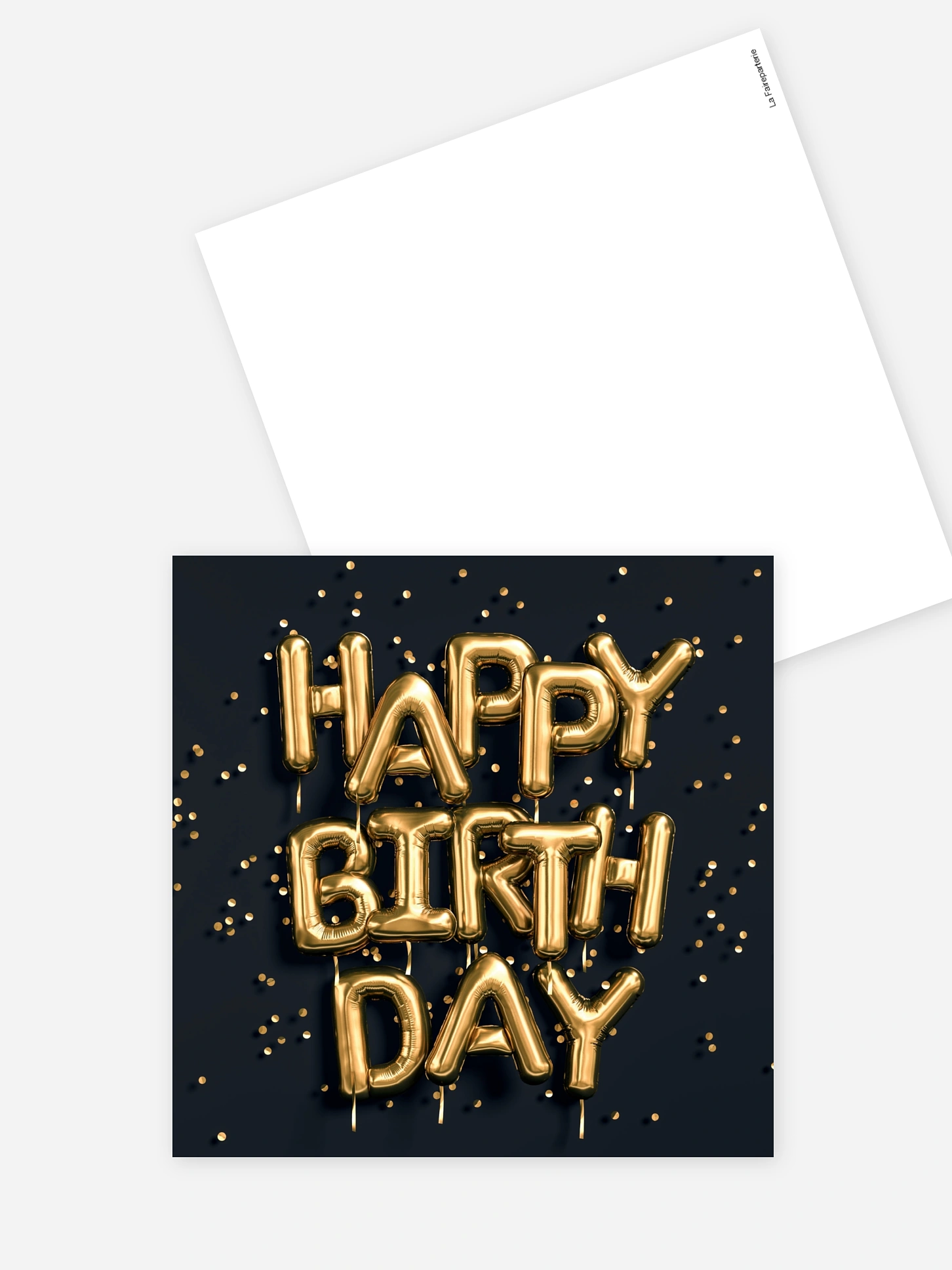 Carte de correspondance Gratulation