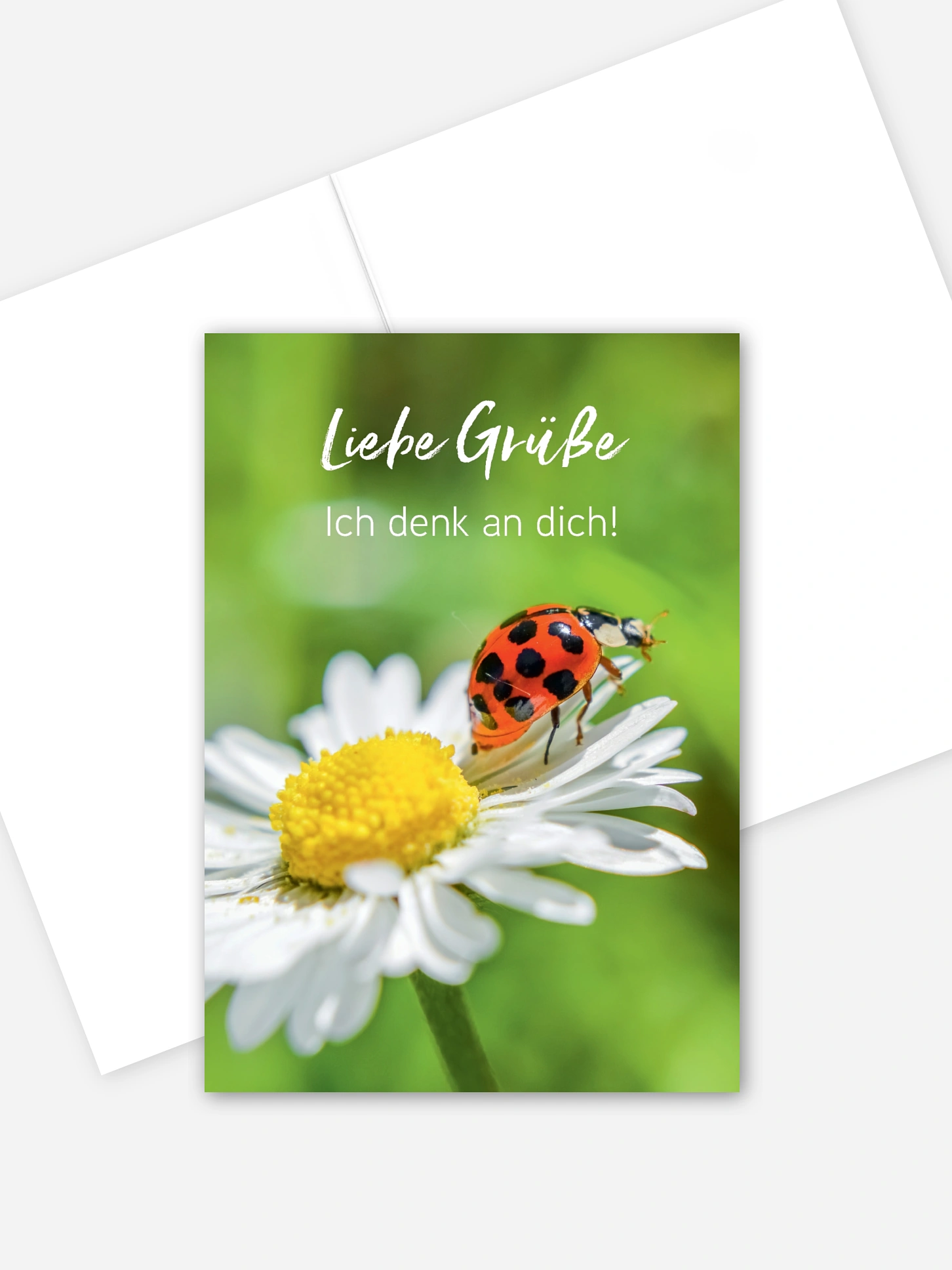 Grußkarte Glücksgefühl