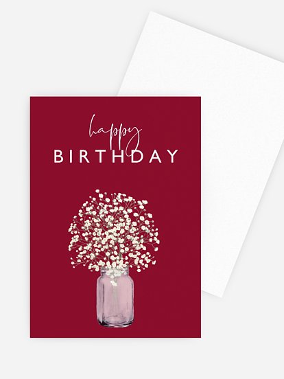 Grußkarte Wiesenblume