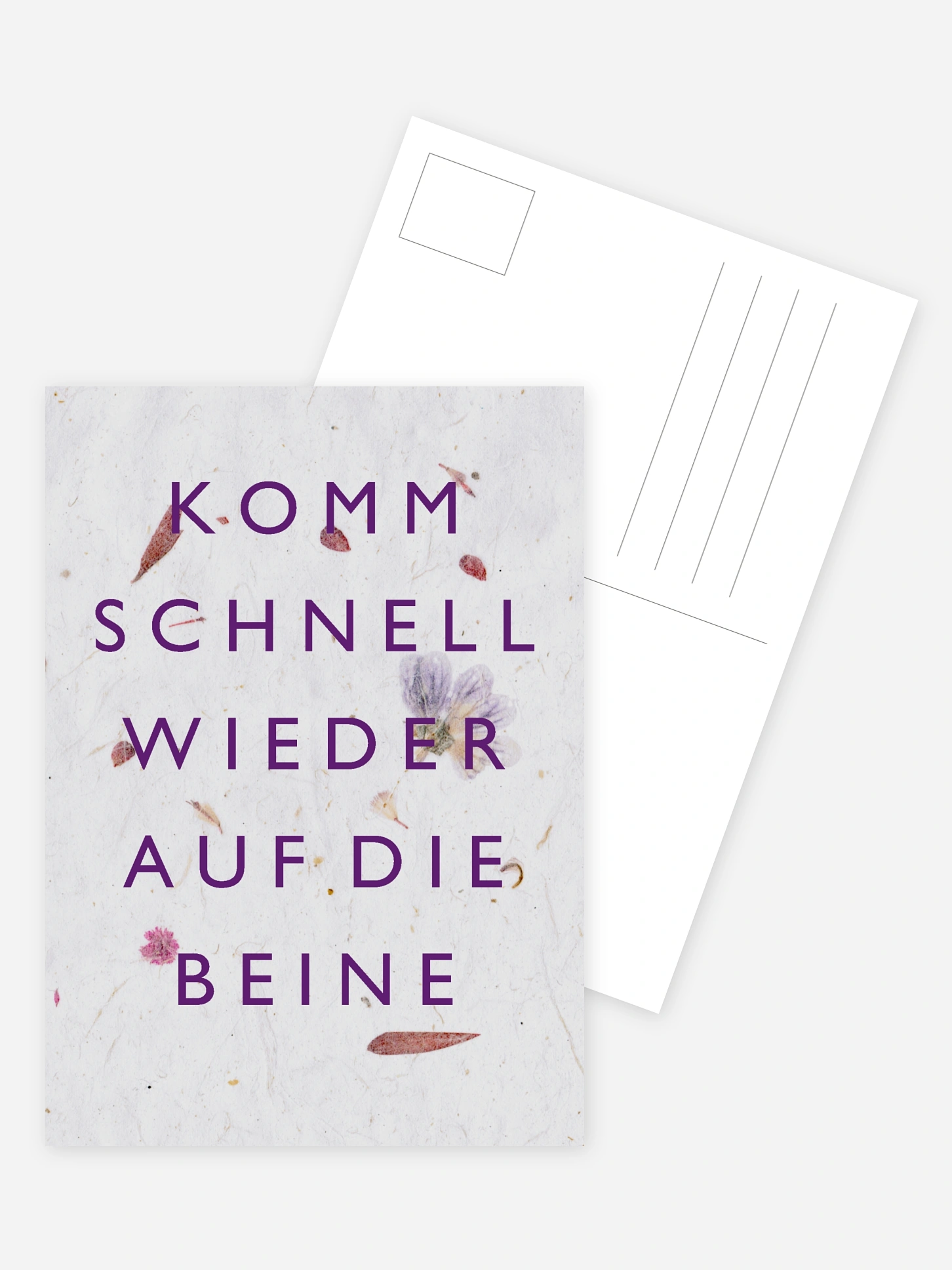 Grußkarte Flower Paper