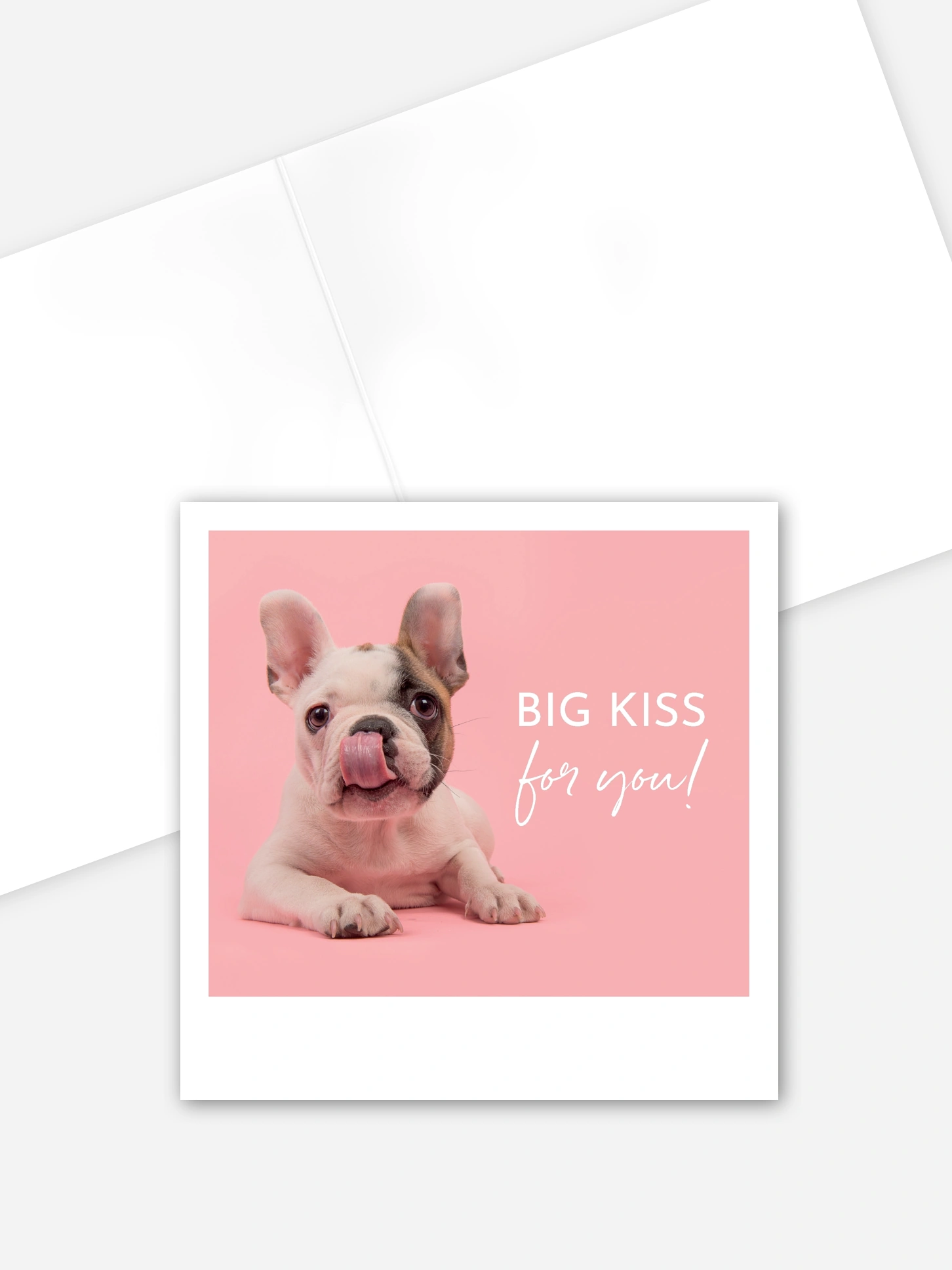 Carte de correspondance Big Kiss