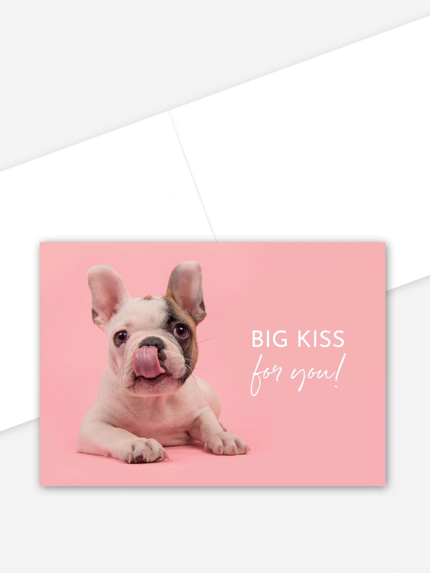 Carte de correspondance Big Kiss