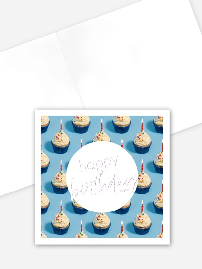 Grußkarte Törtchenparty