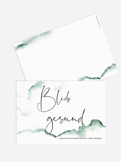 Grußkarte Watercolor