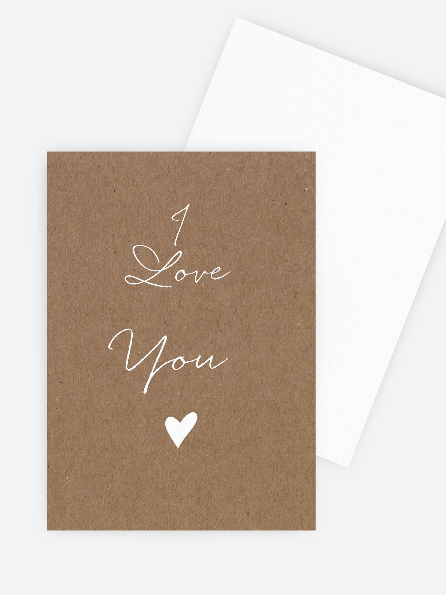 Carte de correspondance Juste un mot