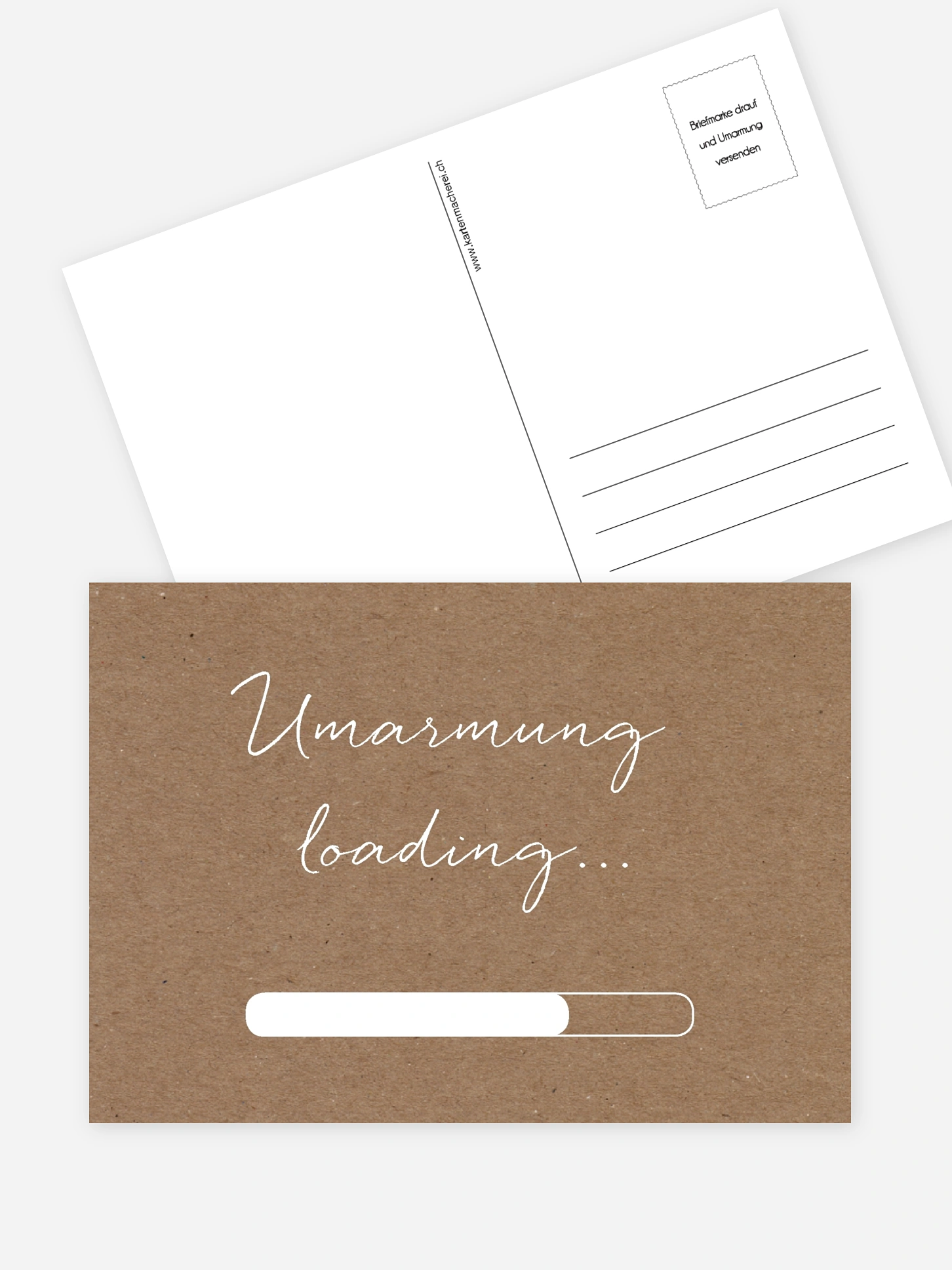 Grußkarte Umarmung