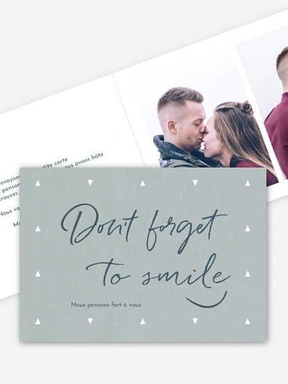 Carte de correspondance Smile