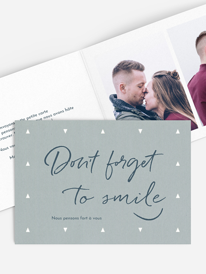 Carte de correspondance Smile