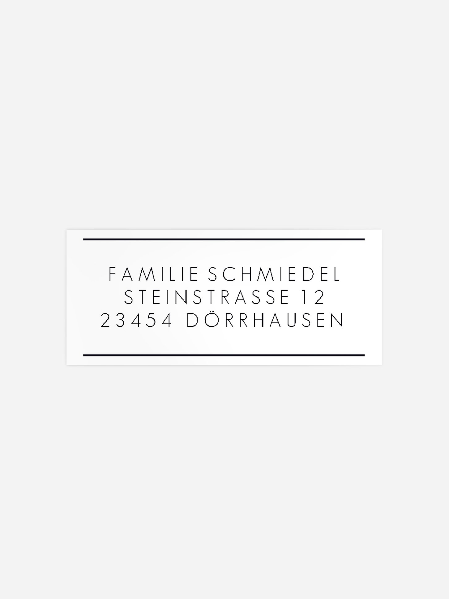 Absenderaufkleber Trauer Ostsee