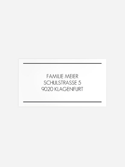 Empfängeraufkleber Trauer Ostsee