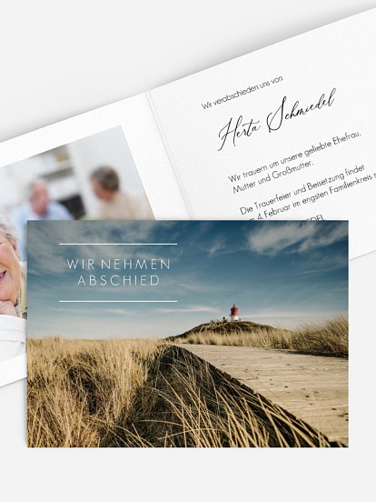 Trauerkarte Ostsee