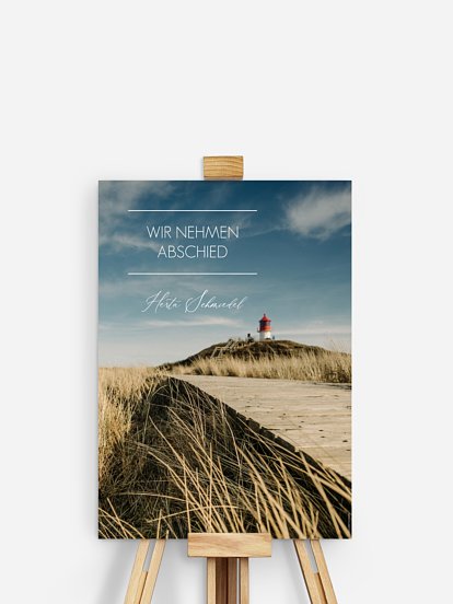Trauer-Poster Ostsee