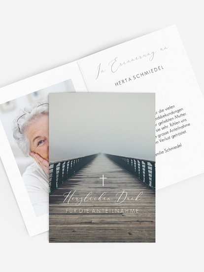 Trauerdanksagung Letzter Weg