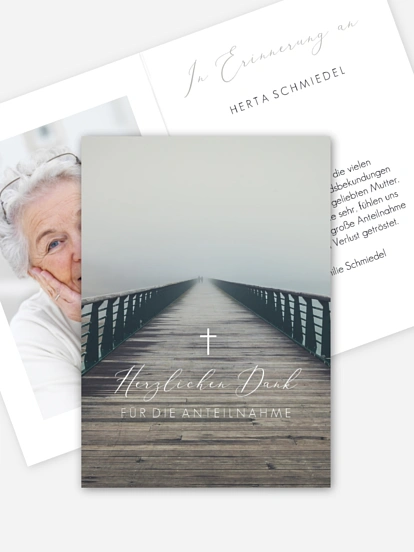 Trauerdanksagung Letzter Weg